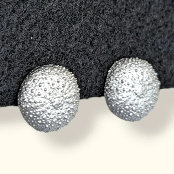Vintage Pewter Sea Urchin Studs - Picture 3 of 6